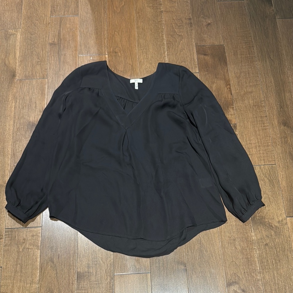 Joie black Silk blouse sz S